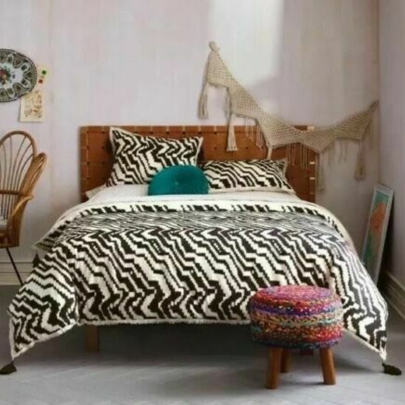 Opalhouse Bedding Frayed Edge Ikat Duvet Cover 2pc Set Poshmark